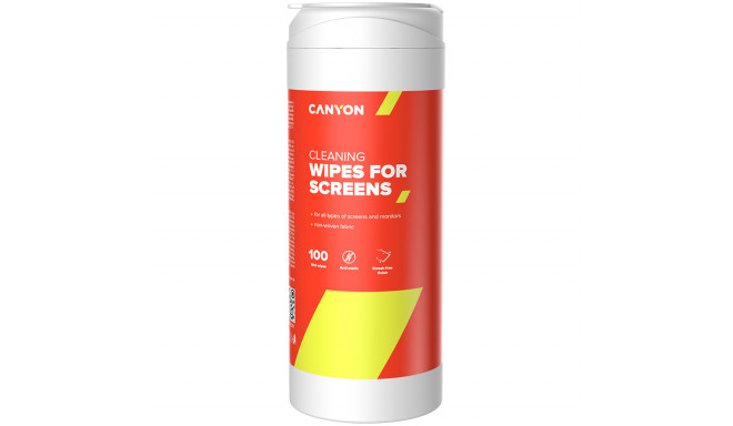 CANYON CCL11, Screen Cleaning Wipes, Wet cleaning wipes made of non-woven fabric, with antistatic an
