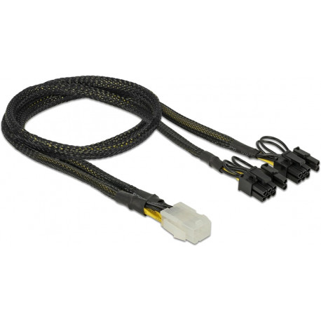 Delock кабель 6pin - 2x8pin PCI Express