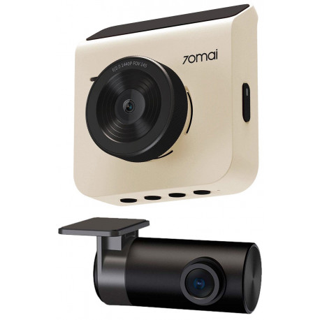 70mai car DVR A400 + rear view camera RC09, white