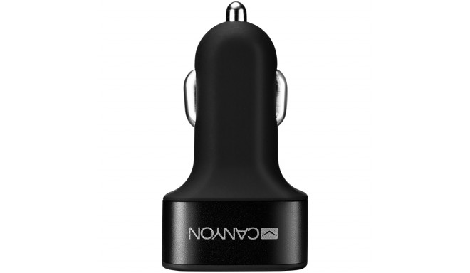 CANYON car charger C-06 3.1A/3USB-A Black