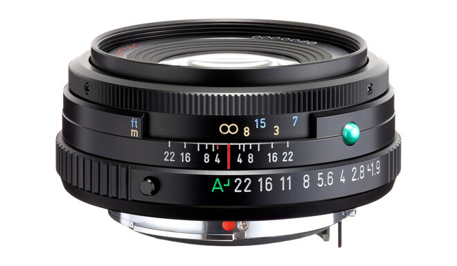 HD Pentax FA 43mm f/1.9 Limited objektiiv, must