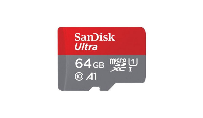 Sandisk mälukaart microSDXC 64GB Ultra 120MB/s + adapter