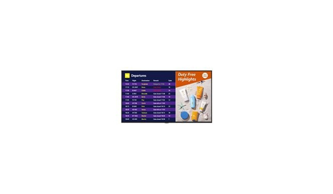 LG 49UH7F-B Signage Monitor 49inch UHD Edge LED 700cdm2 IPS 247 webOS Optional OPS-Kit HDBaseT box B