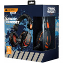 CANYON Gaming headset 3.5mm jack with microphone and volume control, with 2in1 3.5mm adapter, cable 