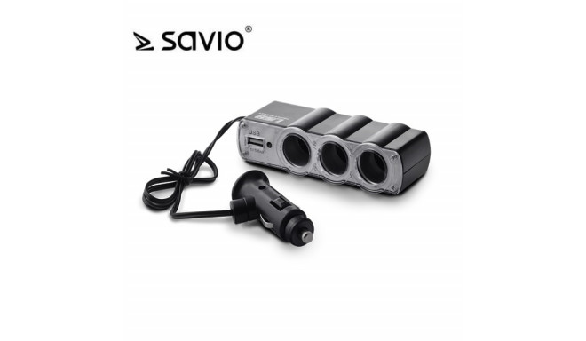 Savio car power socket splitter SA-023