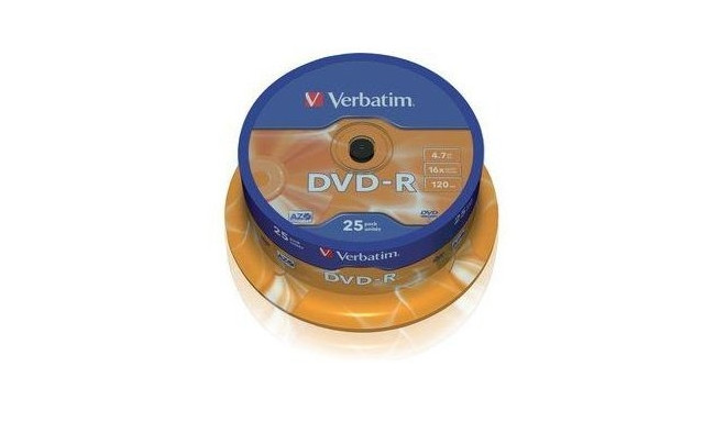 DVD-R 16x Verbatim  AZO 4.7GB 25pcs