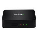 Evolveo Hybrid Box T2 Black 4K Ultra HD 16 GB Wi-Fi Ethernet LAN