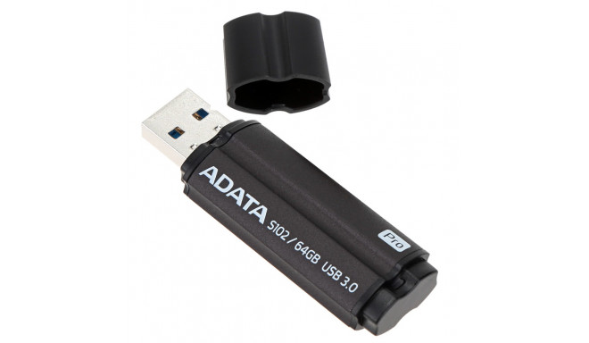 ADATA AS102P-64G-RGY USB flash drive 64 GB USB Type-A 3.2 Gen 1 (3.1 Gen 1) Grey