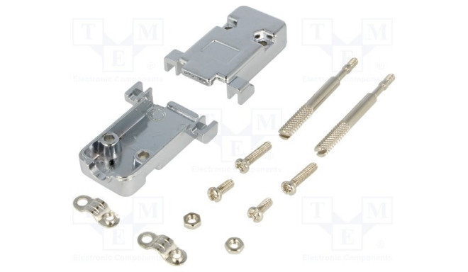 Cover for Canon 9 connector metal - long screws