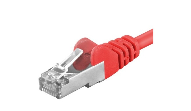 Premiumcord Patch cable CAT6a S-FTP, RJ45-RJ45, AWG 26/7 1,5m color red