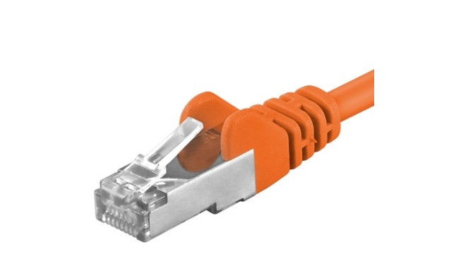 Premiumcord Patch cable CAT6a S-FTP, RJ45-RJ45, AWG 26/7 7m color orange