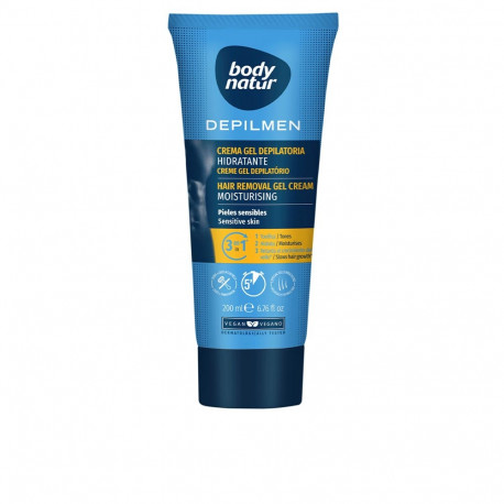BODY NATUR DEPILMEN crema gel depilatoria pieles sensibles 200 ml