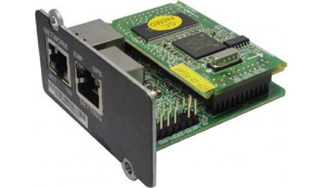 BlueWalker PowerWalker mini NMC SNMP Card - Network Adapter - Black - Network Management Protocol Mo