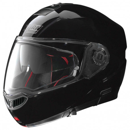 Mootorratta kiiver Nolan N104 Absolute Classic N-Com läikiv must suurus S(55-56)