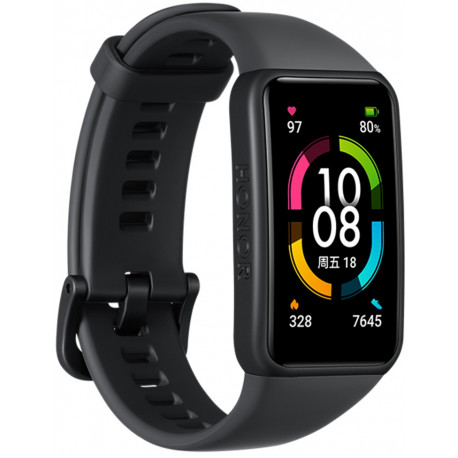 Honor Band 6 aktiivsusmonitor, meteorite black