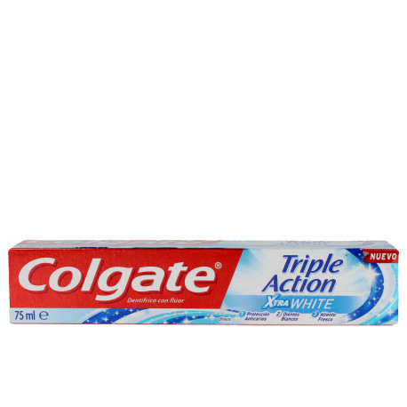 COLGATE TRIPLE ACTION XTRA WHITE pasta dentífrica 75 ml
