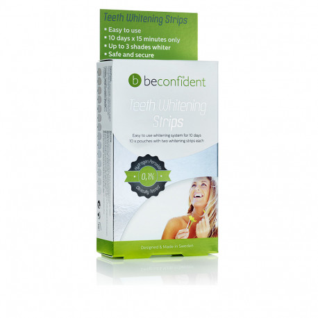 BECONFIDENT TEETH WHITENING X3 strips 10 days