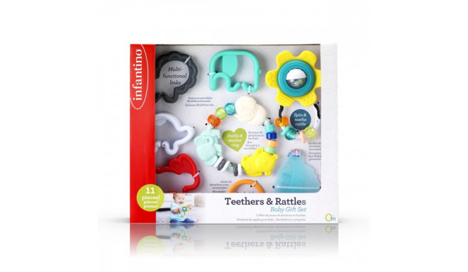 Infantino Set of first teethers 11 pcs.