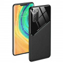 Mocco Lens Leather Back Case Кожанный чехол для Apple Iphone 12 Pro Max Черный