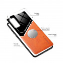 Mocco Lens Leather Back Case for Apple Iphone 12 Pro Max Orange