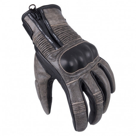 Men's Moto Gloves W-TEC Davili - Black-Brown 3XL+