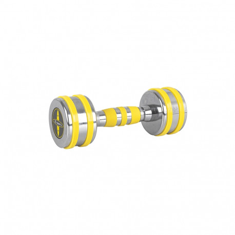 Hantel kroomist inSPORTline Yellsteel 5 kg
