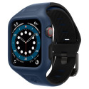 Kaitseümbris Liquid Air Pro, Apple Watch 4 / 5 / 6 / SE 44mm, koos kellarihmaga, sinine, Spigen