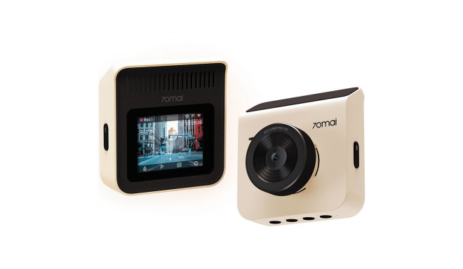 70mai Dash Cam A400 with REAR CAM Car Recorder, 1440P Resolution, GC2053 sensor, Dual Channel Front 