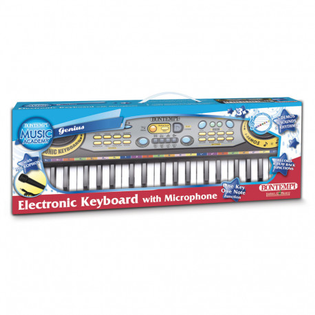 BONTEMPI elektroniskais sintezators ar mikrofonu, 12 3730