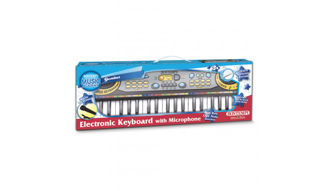 BONTEMPI electronic keyboard with microphone, 12 3730