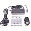 PremiumCord USB 2.0 HUB 7-port with power adapter