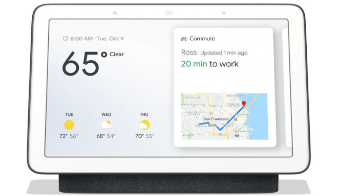 Google Nest Home Hub Assistant, серый (открытая упаковка)