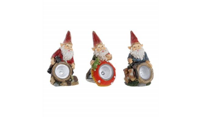 Dārza rūķi DKD Home Decor Sveķi (3 pcs) (11 x 11 x 9 cm)