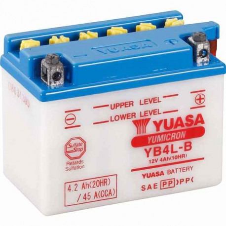 Aku YB4L-B CP Mootorratas 12V (121 x 71 x 93 mm) (Refurbished A+)