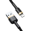 Baseus cable Cafule USB - Lightning 3,0 m 1,5A gold-black