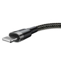 Baseus cable Cafule USB - Lightning 2,0 m 1,5A gray-black