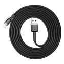 Baseus cable Cafule USB - Lightning 2,0 m 1,5A gray-black