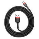 Baseus cable Cafule USB - microUSB 1,0 m 2,4A red-black