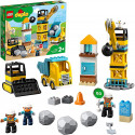 LEGO DUPLO construction site with wrecking ball - 10932