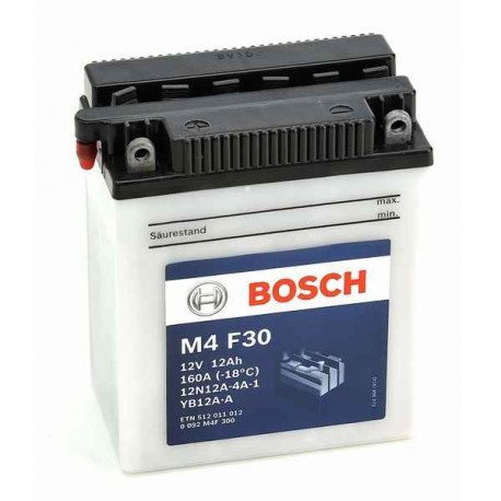 Aku BOSCH M4F30 Mootorratas 12V (Renoveeritud A+)