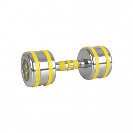 Hantel kroomist inSPORTline Yellsteel 10 kg