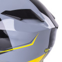 Flip-Up Motorcycle Helmet W-TEC V271 Black-Yellow XL (61-62)
