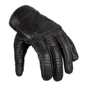 Leather Motorcycle Gloves W-TEC Brillanta - Black XXL