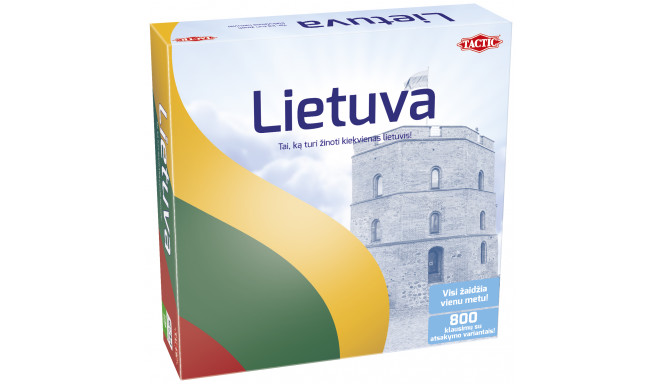 TACTIC Board game Lithuania Trivia (In Lithuanian lang.)