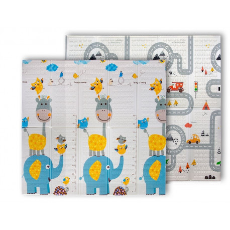 Folding foam mat Pla yHappy Zoo T1