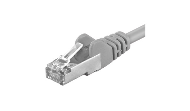 PremiumCord F/UTP 0,5m CAT.6 patch cable awg26 grey