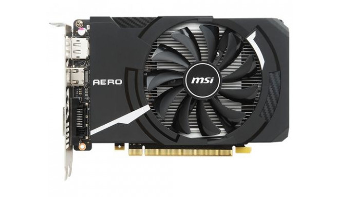 MSI videokaart GeForce GTX 1050 TI AERO ITX 4G OCV1 NVIDIA 4 GB GDDR5