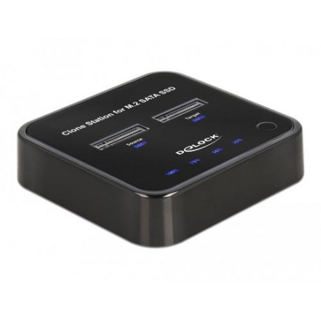 DeLOCK 63334 storage drive docking station USB 3.2 Gen 2 (3.1 Gen 2) Type-C Black