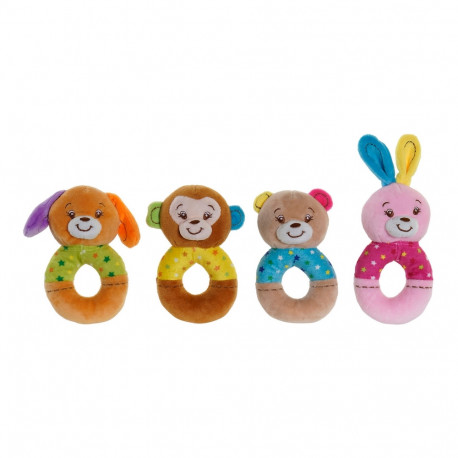 Mīkstā Skanošā Mantiņa DKD Home Decor Poliesters (10 x 6 x 20 cm) (4 pcs)