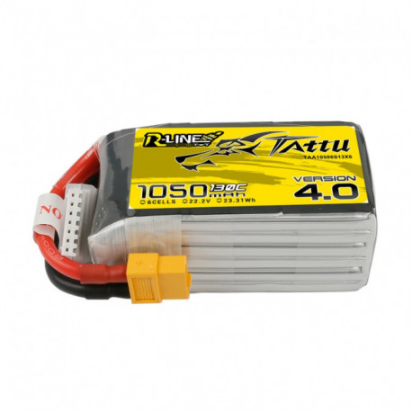 1050mAh 22.2V 130C TATTU R-Line Gens Ace